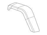 Mopar Fender Flare; Front Right; Black (20-25 Jeep Gladiator JT)