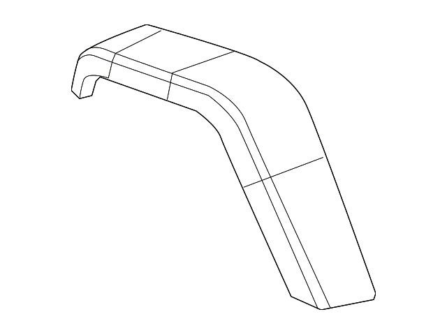 Mopar Fender Flare; Front Right; Black (20-24 Jeep Gladiator JT)