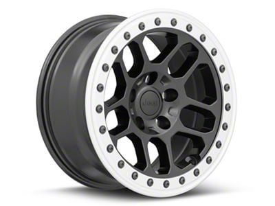 Mopar True Beadlock Capable Satin Black Wheel; 17x8; 12mm Offset (99-04 Jeep Grand Cherokee WJ)