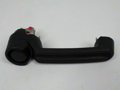 Mopar Exterior Door Handle; Plastic; Black (07-18 Jeep Wrangler JK)