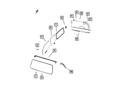 Mopar Gorilla Glass Windshield (18-23 Jeep Wrangler JL)