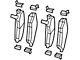 Mopar Heavy Duty Brake Pads; Rear Pair (18-24 Jeep Wrangler JL w/ Heavy Duty Brakes)