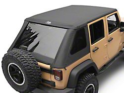 Mopar JEEP Trektop Slantback Soft Top; Black Diamond (07-18 Jeep Wrangler JK 4-Door)