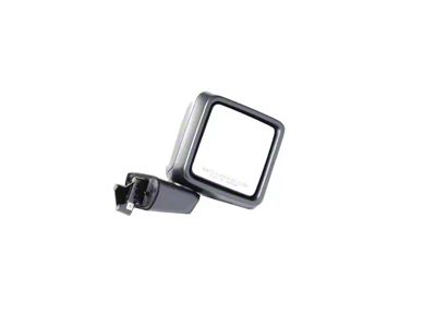 Mopar Manual Folding Mirror; Black; Passenger Side (18-25 Jeep Wrangler JL)