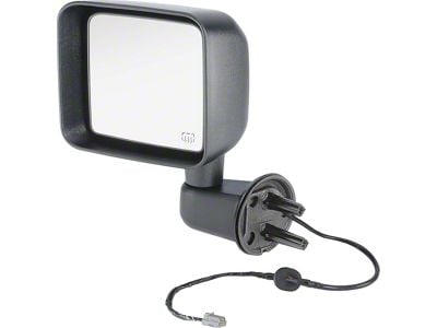 Mopar Powered Heated Side Mirror; Driver Side (11-13 Jeep Wrangler JK)