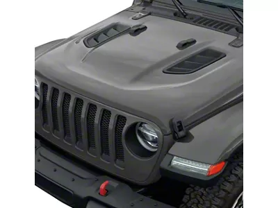 Mopar Rubicon Hood; Unpainted (18-25 Jeep Wrangler JL)