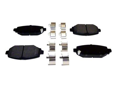 Mopar Standard Brake Pads; Rear Pair (18-25 Jeep Wrangler JL w/ Standard Brakes)