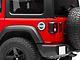 Mopar Fuel Door with Jeep Logo; Satin Chrome (18-22 Jeep Wrangler JL)