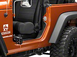 M.O.R.E. Exterior Door Pedal; Passengers Side (07-18 Jeep Wrangler JK)