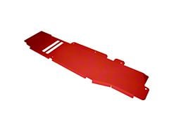 M.O.R.E. Gas Tank Skid Plate; Red (18-24 Jeep Wrangler JL 4-Door, Excluding EcoDiesel)