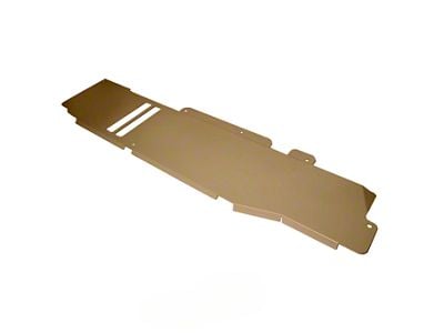 M.O.R.E. Gas Tank Skid Plate; Tan (18-24 Jeep Wrangler JL 4-Door, Excluding EcoDiesel)