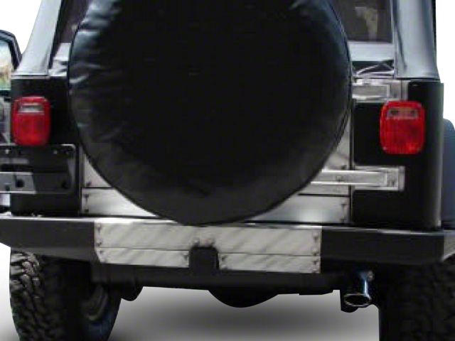 M.O.R.E. Rock Proof Rear Bumper; Black (97-06 Jeep Wrangler TJ)