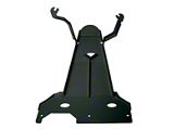 M.O.R.E. Oil Pan/Transmission Skid Plate; Black (18-24 3.6L Jeep Wrangler JL 2-Door)