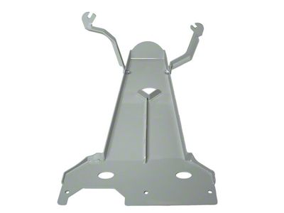 M.O.R.E. Oil Pan/Transmission Skid Plate; Light Blue (18-24 3.6L Jeep Wrangler JL 2-Door)