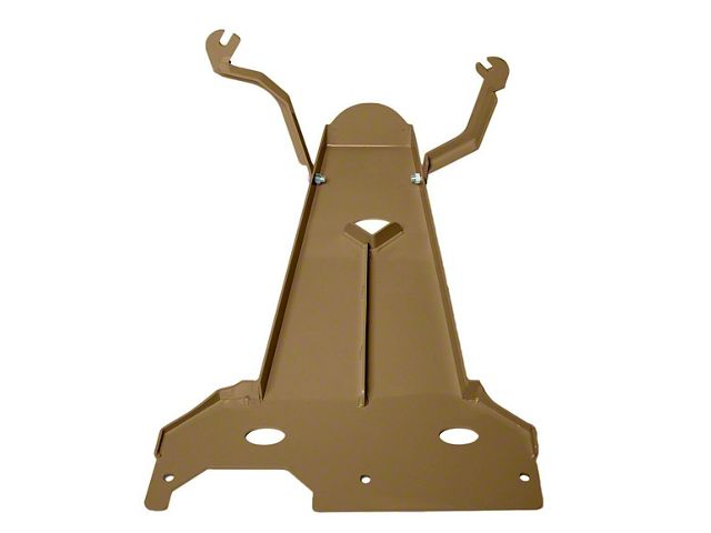 M.O.R.E. Oil Pan/Transmission Skid Plate; Tan (18-20 3.6L Jeep Wrangler JL 4-Door)