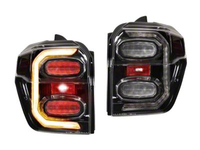 Morimoto XB LED Tail Lights; Black Housing; Smoked Lens (10-24 4Runner)