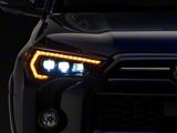 Morimoto XB LED Headlights with Amber DRL; Black Housing; Clear Lens (14-20 4Runner)