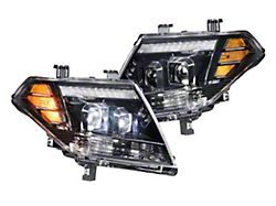 Morimoto XB Hybrid LED Headlights; Black Housing; Clear Lens (09-21 Frontier)