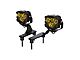 Morimoto 4Banger Ditch Light Kit; HXB Yellow Flood Beam (20-24 Jeep Gladiator JT)