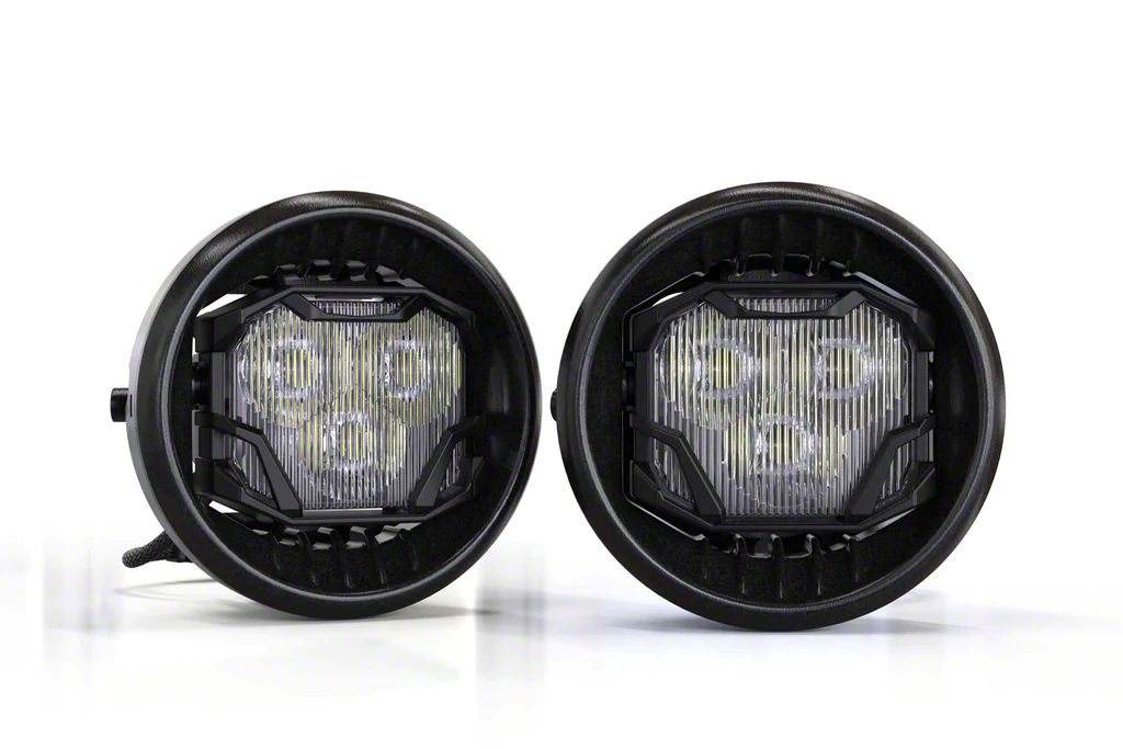 Morimoto Tacoma 4Banger Fog Light Kit; NCS Yellow Wide Beam 4B-FOG-T2 ...