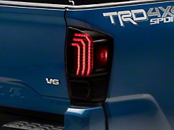 Morimoto XB LED Tail Lights; Black Housing; Clear Lens (16-23 Tacoma)