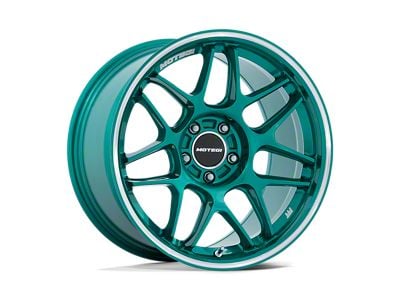 Motegi Tsubaki Hokkaido Green with Machined Lip 5-Lug Wheel; 18x9.5; 15mm Offset (05-15 Tacoma)