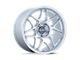 Motegi Tsubaki Hyper Silver with Machined Lip 5-Lug Wheel; 18x9.5; 15mm Offset (05-15 Tacoma)