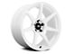 Motegi Battle White 5-Lug Wheel; 17x8; 43mm Offset (21-24 Bronco Sport)