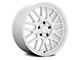 Motegi M9 Hyper Silver 5-Lug Wheel; 17x8; 40mm Offset (21-24 Bronco Sport)