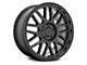 Motegi M9 Satin Black 5-Lug Wheel; 17x8; 40mm Offset (21-24 Bronco Sport)