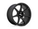 Motegi Battle Matte Black Wheel; 17x8; 43mm Offset (84-01 Jeep Cherokee XJ)