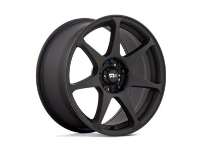 Motegi Battle Matte Black Wheel; 17x9.5; 30mm Offset (84-01 Jeep Cherokee XJ)