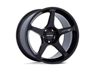 Motegi Battle V Blackbird Metallic Wheel; 18x9.5; 15mm Offset (84-01 Jeep Cherokee XJ)