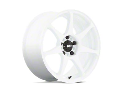 Motegi Battle White Wheel; 17x8; 30mm Offset (84-01 Jeep Cherokee XJ)