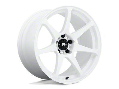 Motegi Battle White Wheel; 17x8; 43mm Offset (84-01 Jeep Cherokee XJ)