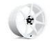 Motegi Battle White Wheel; 17x8; 43mm Offset (84-01 Jeep Cherokee XJ)