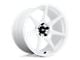 Motegi Battle White Wheel; 18x8; 30mm Offset (84-01 Jeep Cherokee XJ)