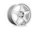 Motegi CS5 Hyper Silver Wheel; 18x9.5; 15mm Offset (84-01 Jeep Cherokee XJ)