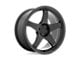 Motegi CS5 Satin Black Wheel; 18x8.5; 25mm Offset (84-01 Jeep Cherokee XJ)