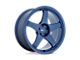 Motegi CS5 Satin Metallic Blue Wheel; 18x8.5; 45mm Offset (84-01 Jeep Cherokee XJ)