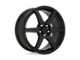 Motegi CS6 Satin Black Wheel; 15x6.5; 40mm Offset (84-01 Jeep Cherokee XJ)