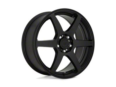 Motegi CS6 Satin Black Wheel; 17x7; 40mm Offset (84-01 Jeep Cherokee XJ)