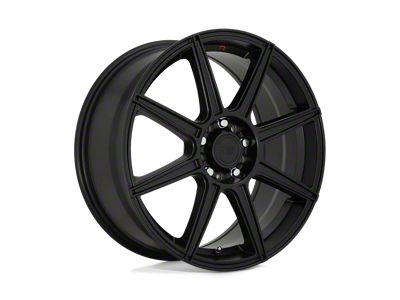 Motegi CS8 Satin Black Wheel; 15x6.5; 40mm Offset (84-01 Jeep Cherokee XJ)