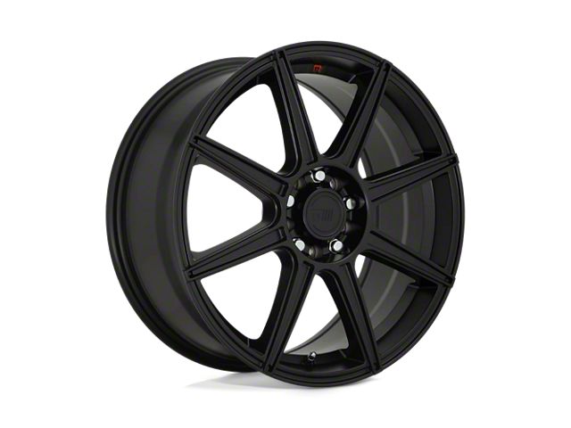 Motegi CS8 Satin Black Wheel; 17x7 (14-23 Jeep Cherokee KL)