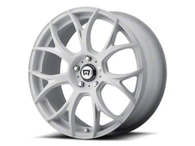 Motegi MR126 Matte White with Milled Accents Wheel; 19x9.5; 40mm Offset (84-01 Jeep Cherokee XJ)