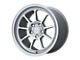 Motegi MR135 Hyper Silver Wheel; 18x9.5; 25mm Offset (84-01 Jeep Cherokee XJ)