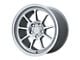 Motegi MR135 Hyper Silver Wheel; 18x9.5; 45mm Offset (84-01 Jeep Cherokee XJ)