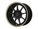 Motegi MR135 Matte Black Center with Bronze Lip Wheel; 18x8.5; 15mm Offset (84-01 Jeep Cherokee XJ)