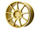 Motegi MR138 Gold with Machined Lip Wheel; 19x8.5; 45mm Offset (84-01 Jeep Cherokee XJ)