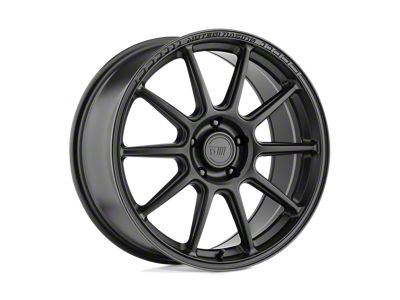 Motegi SS10 Satin Black Wheel; 18x8.5; 35mm Offset (84-01 Jeep Cherokee XJ)